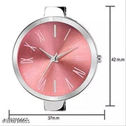 Trendy Women Silver Metal Analog Watch