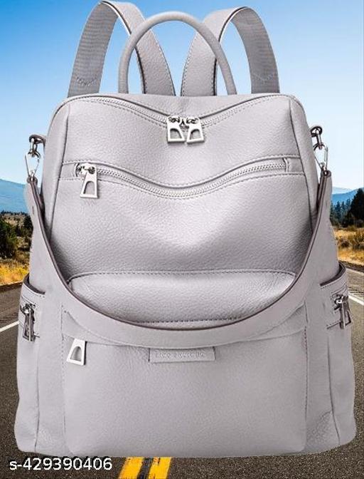 MomsyStore Leatherette Backpacks For Women And Girls