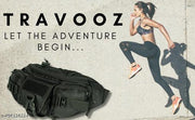 Travooz Black Waist Bag