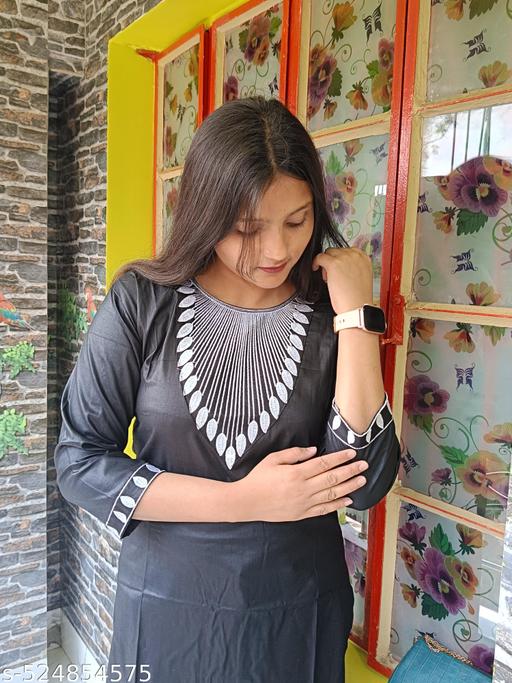 embroidery rayon kurti