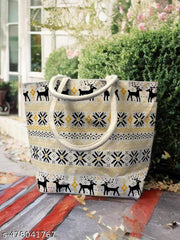 Graceful Elegance: The Deer Charm Tote Bag