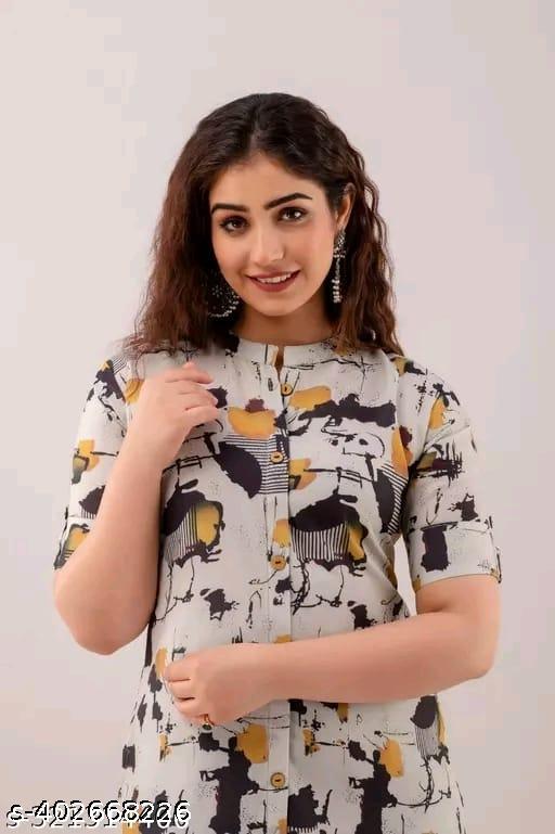 MAGIC PRINTED KURTI FOR WOMEN