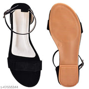 SANVARIYA women and girls casual /fancy//partywear beautiful tie velvet material flat sandal