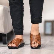 REEV MEN BLACK BROWN SANDAL SLIPPER FOR MEN
