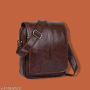 True Indian PU leather sling bag, Cross Body Bag Men’s | Stylish Shoulder Bag Men | Versatile Hand Bag for Men | Ideal for Travel & Office | Sling Bag Mini Passport Shoulder Strap Bag
