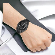 Lorenz Men's Fashion Stainless Steel Case Full Black Watch for Men | MK-4024R