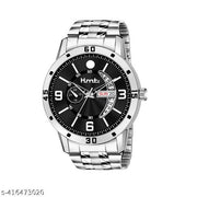HMTR BLACK DAY AND DATE WORKING ANALOG WATCH FOR MEN AND BOYS