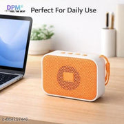 DPM Portable Sound Speaker with Mic, High Volume Audio, Bluetooth Connectivity, RGB Glow