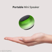 GeneCore Mini Metal Bluetooth Speaker | Portable Wireless Speaker | Deep Bass HD Sound | Type-C Charging | Compact Travel Speaker | One-Touch Connect | Random Color