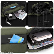 Crossbody Sling Bag for Men | Compact Waist & Chest Bag | Water-Resistant Travel Fanny Pack with Adjustable Strap for Daily Use, Hiking & Outdoor Activities