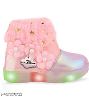 Lighting Boots for Girls pink