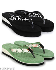 Two Soft Comfortable & Stylish Women's Daily Use Slipper/Flipflop for Women & Girls Combo of 2