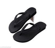 RITA-LADIES-CLASSICHEEL-BLACK-“Women’s Trendy Hawai Chappals – Stylish & Comfy”