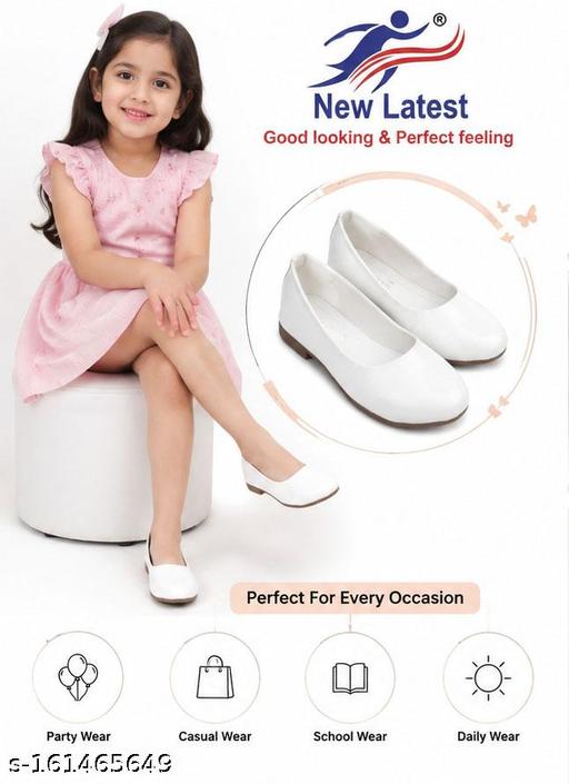 New latest kids  pl white ballerina for girls partywear