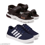 Bersache Comfortable Trendy Outdoor Casual Sandals for Boys Pack of 2