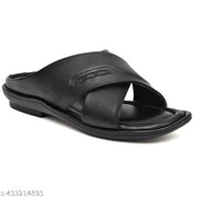 QARA LEATHER  CASUAL  stylish latest formal leather slipper flip flop sandal for men.