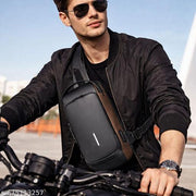 small Size Waterproof Polyester Crossbody Sling Bag, Anti Theft Chest Backpack for Men & Women, College Bag, Shoulder Travel Bagpack for Outdoor Work, Hiking