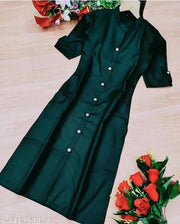 Women_s&Girl_s mandarin neck  with pocket kurti&kurtas .