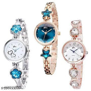 Premium Luxury Analog Girl's Watch (COMBO PACK OF 3)