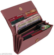 YESSBENZA Artificial Leather Casual unique Women's Wallets Clutch Mobile Handpurse 6 Multiple Cards Slot