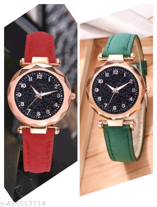 Very stylish Analog Watch for Girls & Women (pack of 2)