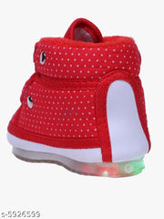 CHIU Kids LED Light Shoes with Chu Chu Music Sound for Baby Girl and Baby Boys - Red