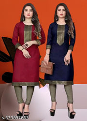 stylelist kurti with work