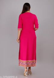 Three-Quarter Sleeves WOMEN new stylish NAYARA Cut kurti