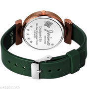 Jainx Green Silicone Band Analog Wrist Watch For Women - JW8576
