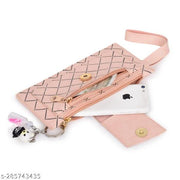 Women's Trending Printed Clutches/ Stylish Fashionable Clutch For Casual Wear, Occasion Wear & Party Wear (Pink)