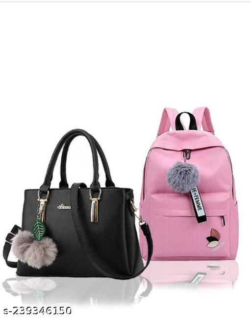 Handbag & backpack combo