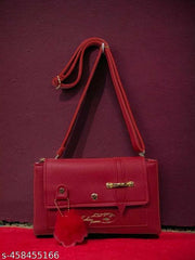 rendy Stylish Leatherette Clutch With Belt For One Side Shoulder Sling Bag For Ladies & Girl College