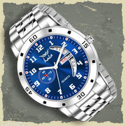 BLUE| Minimalist| Premium| Stainless Steel