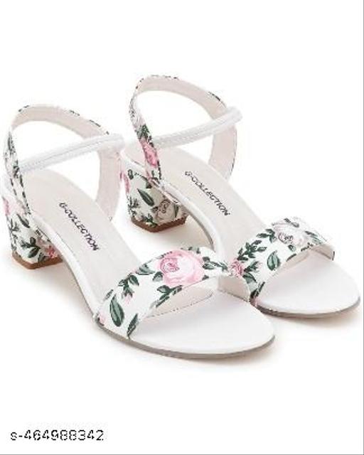 HAMZA Printed Block Heel Sandal For Women