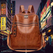 MomsyStore Leather Backpacks For Girls And Women