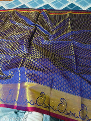 Brocade stone silk sarees