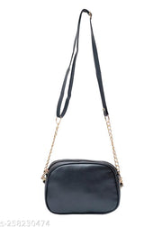 Chain Handle Sling Bag For Girls