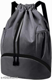 Alyan Sports Drawstring Bag Backpack for Men Women - Basketball Bag Gym Backpack Dedicated Shoe Compartment | Waterproof Large Space Gym Bag