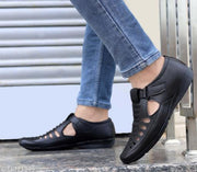 Stylish Men's Black Sandals