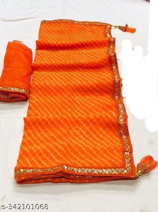 Bandhani saree, Bandhej saree, Lehariya saree, Bandhni saree, pure georgette saree,soft georgette saree, new trending saree, green saree , gotapatti sarees, party wear saree, designer saree, banarsi saree, bollywood saree, celebrity saree, festive saree