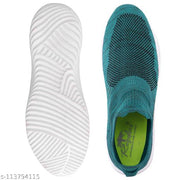 #Fancy Green #Synthetic Sports Shoes For Men