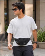 Waist Bag with Multiple Zip Pockets – Unisex Fanny pack for Travel & Daily Use