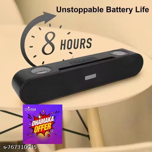 PORTABLE HOME THEATRE SOUNDBAR, with Dynamic Thunder Sound, with High BASS, 10W Portable Bluetooth Soundbar, 2400Mah Battery
