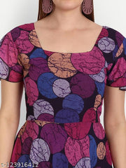BEAUTYFUL LADIES DESIGNER ONE PIECE GOWN ALSO IN BIG SIZE