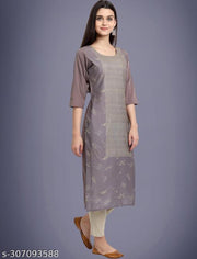 Beautiful American Crepe Printed Kurti For Beautiful  Women