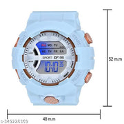New Generation Digital Multi Function Kids Sports Watch for Boys & Girls Kid's Sports Watches Digital Watch - For Boys & Girls Trendy Fashion Watch Casual Wrist Watch Round Day and Date Display with Alarm and Dual Time Unisex Watch