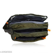 Men waist bag, Unisex Sling Bag gents kit, Cross Body Multipurpose Hand Bag, Sling Bag For Men & Women, Slim Bag for Office, Cash, Business Collection, Travelling, Pack 1