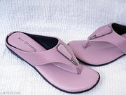 Flexible Woman Purple Flat