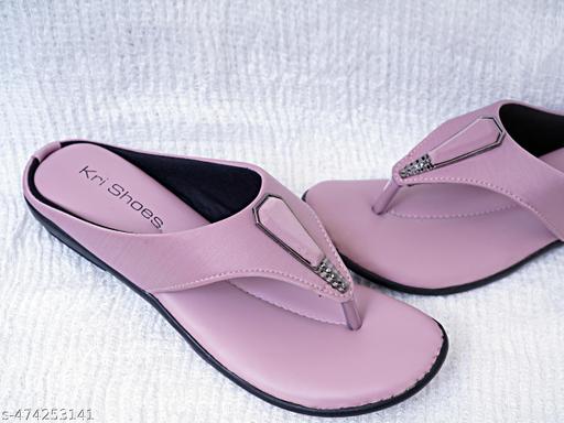 Flexible Woman Purple Flat
