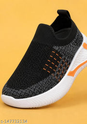 ROTATION Kids Sports Shoes for Boys & Girls | Lightweight Casual Slip-On Sneakers | Breathable Knitted Walking Running Shoes
